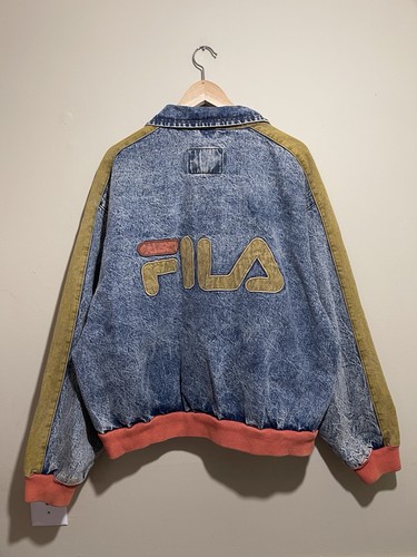 Vintage 90s fila denim jean - 90s,